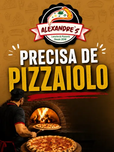 Vaga para pizzaiolo