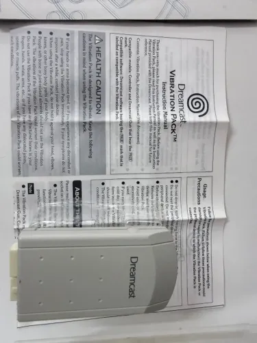 Dreamcast Vibration Pack Original Lacrado - Colecionador