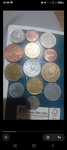 Moedas diversas!!! ( valor a combinar!) Aceito propostas