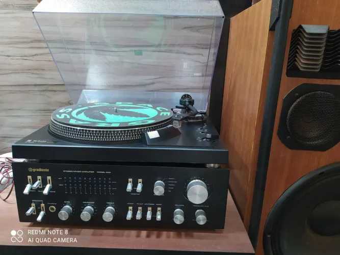 Toca disco technics polyvox Gradiente CCE 