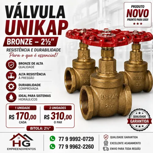 REGISTRO HIDRANTE 2 1/2 PN 16 UNIKAP NOVO