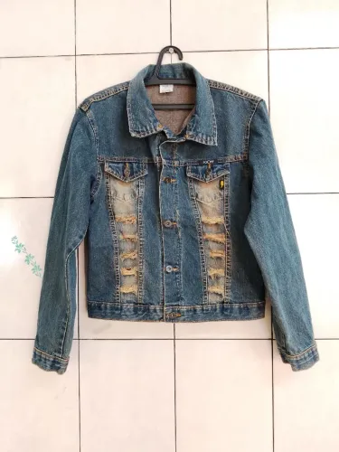 Jaqueta feminina jeans Zoomp tamanho P