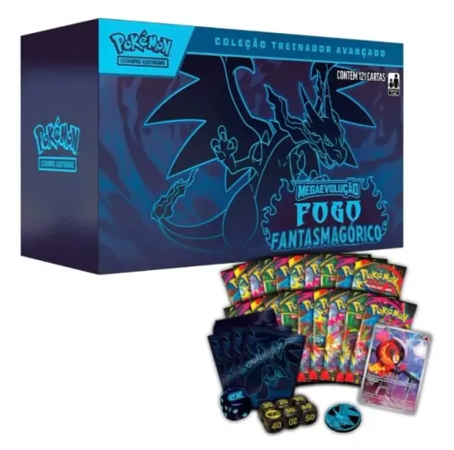 Pokemon Treinador Avançado/Elite Trainer Box ME02 Fogo Fantasmagórico