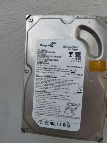 HD Seagate Barracuda 7200.9 160gb (SEM TESTES)