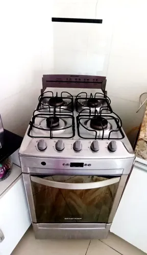 Fogão Brastemp Inox 4 bocas