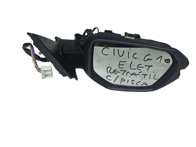 Retrovisor Direito Civic G10 2017 A 2022 Retrátil C/pisca