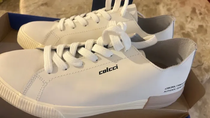 Tênis de couro COLCCI branco tamanho 39
