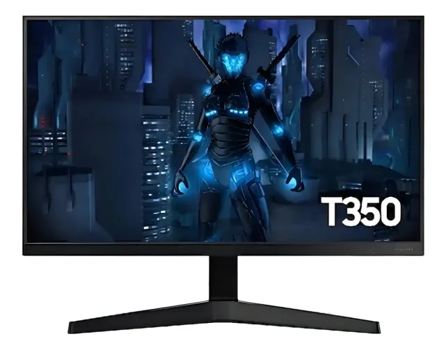 Monitor Samsung 24" FHD 75Hz HDMI VGA Freesync Preto Série T350