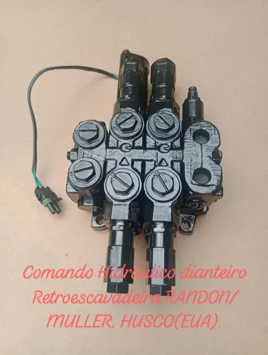 COMANDO HIDRÁULICO DIANTEIRO, RETROESCAVADEIRA RANDON/MÜLLER,(HUSCO-EUA), ORIGINAL, NOVO.