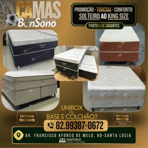 Cama casal, solteiro, queen, king size, bicama, unibox, prontaentrega consulte toda região