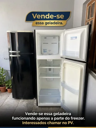 Geladeira só funciona a parte do freezer 