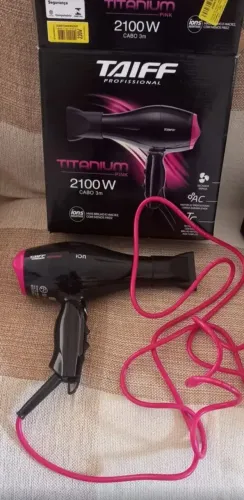 Secador de cabelo titanium 2100w pink TAIFF