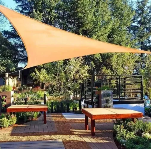 Sombrite triangular impermeável 3x3 metros 02 unidades