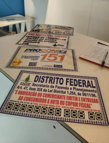 placas obrigatórias para empresas procon 151