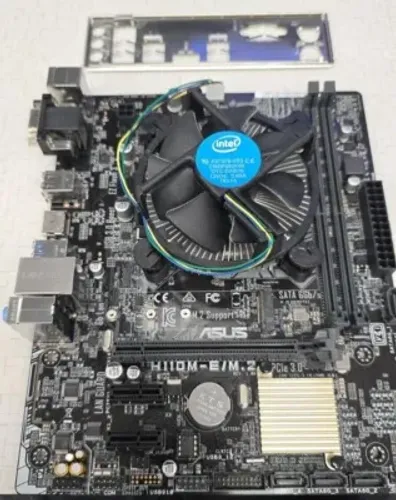 h110m-e m2 + g4560 pentium + cooler box original
