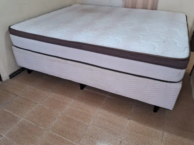 Cama Box mais Colchão Queen
