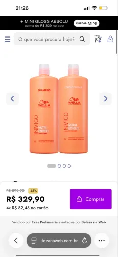 Kit 1 litro wella