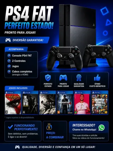 CONSOLE PS4 FAT