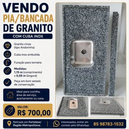 Pia de cozinha a venda. Ótima oportunidade.