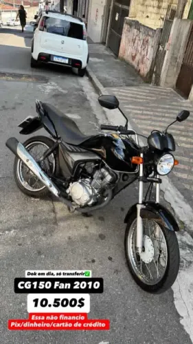 Fan 150 2010 injetada 