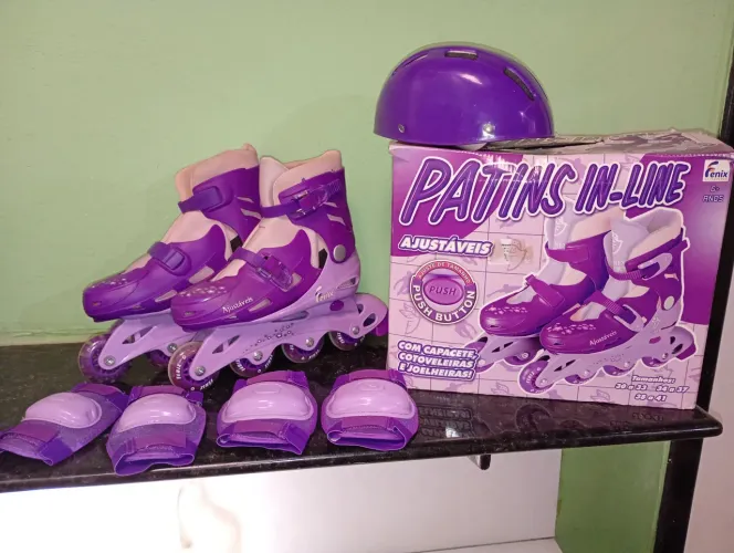 Vendo patins n 34 ao 37 semi novo