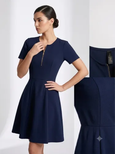 Vestido gata bakana azul marinho - P