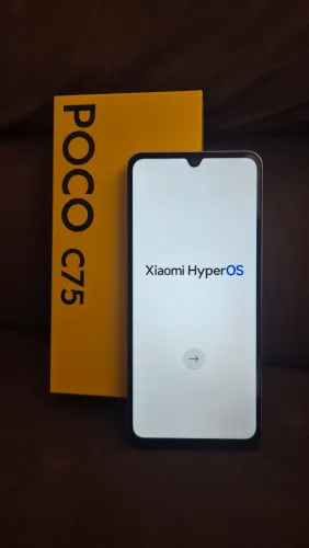 POCO C75 256GB 8GB RAM - NOVO / SEM USO - C/ CAIXA 