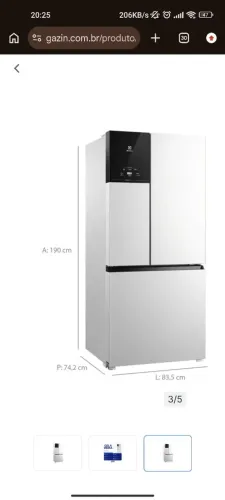 Geladeira 570 litros