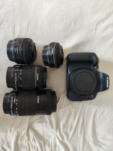 Câmera Canon t6i + Lentes