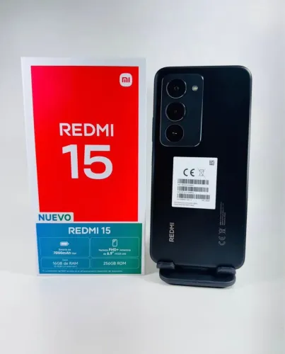 *REDMI 15 256/8GB* *R$1.249,90 a vista * ?PRETO