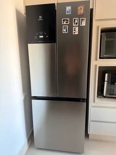 Geladeira electrolux frost free inverter 480 litros inox