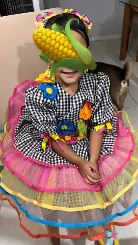 Vestido junino infantil