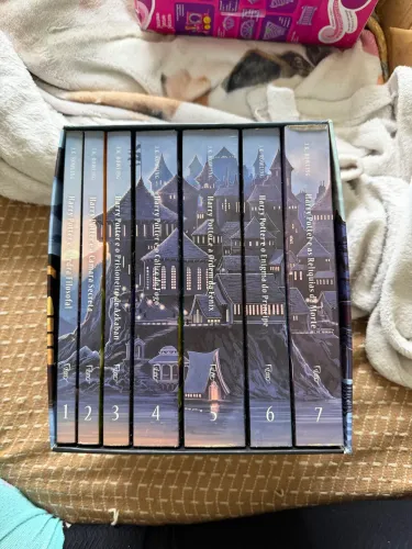 Caixa Box livro harry potter avariados