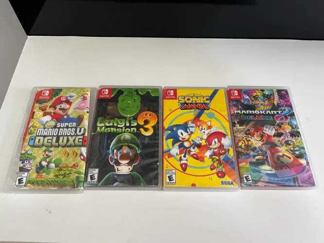 ? 4 JOGOS ORIGINAIS PARA NINTENDO SWITCH - ESTADO DE NOVO