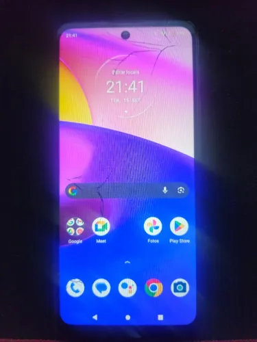 Motorola Moto E40 64GB - Funcionando perfeitamente - Tela Trincada - aceito negociação