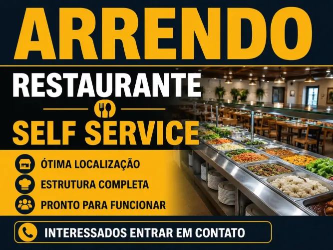 Arrendo restaurante ou Repasso restaurante!