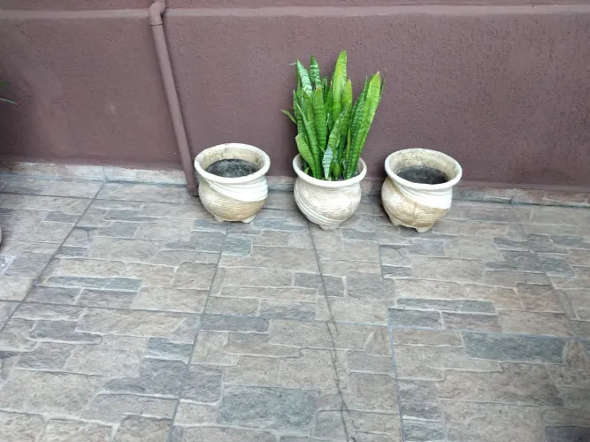 Kit vaso cerâmica