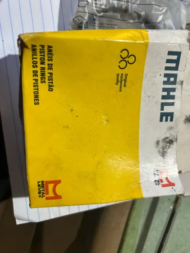 Anéis de pistão piston rings annilos de pistonas (originais) METAL LEVE