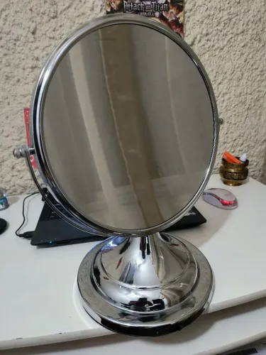 Espelho dupla face para ótica 