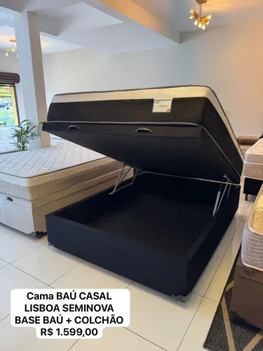 Cama Baú CASAL LISBOA SEMINOVA TOP - Entrego