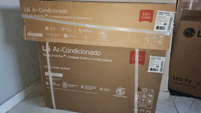 Ar condicionado LG 12000 btus com garantia ate fevereiro de 2028