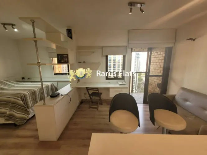 Rarus Flats - Flat para alugar em Moema - Edifício QI Intelligence Flat