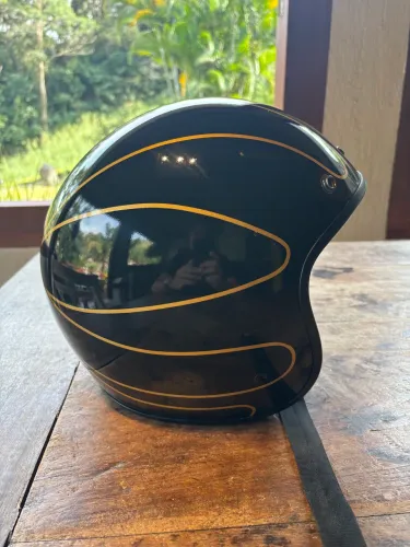 Capacete aberto  tamanho 65/66 cabeção 