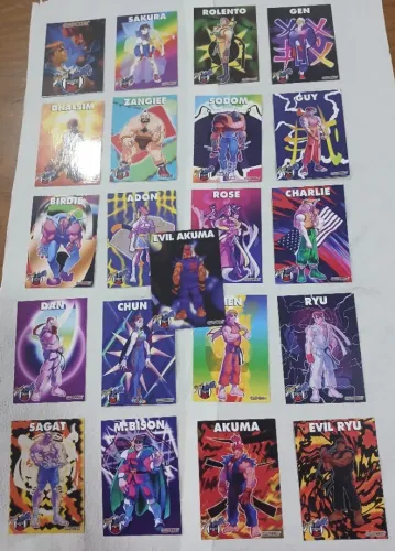 CARD STREET FIGHTER ZERO 2 (ANOS 90)