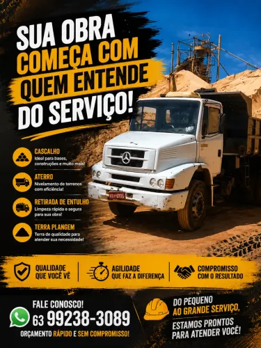 Vendo cascalho e aterro