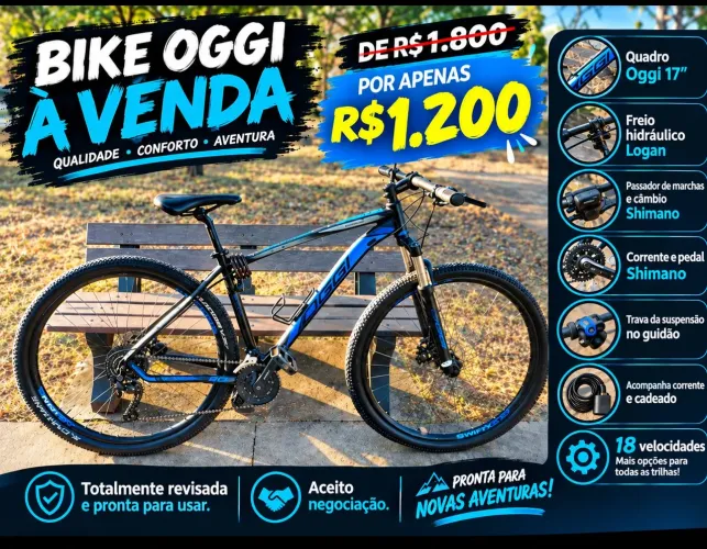 Bicicleta aro 29 + kit