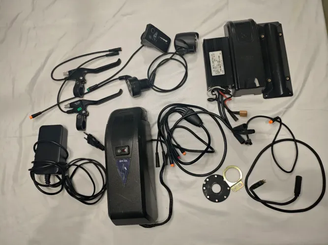 Kit de bicicleta elétrica motor 350w +bateria de lítio 