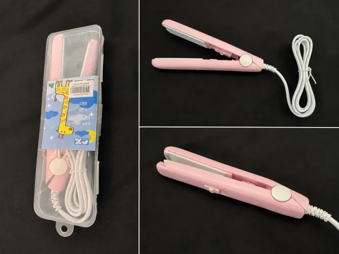Mini Chapinha Portátil Rosa | Compacta e Prática | Ideal para Viagens