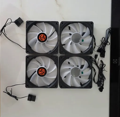 4 Fan PC LED ARGB/Rainbow