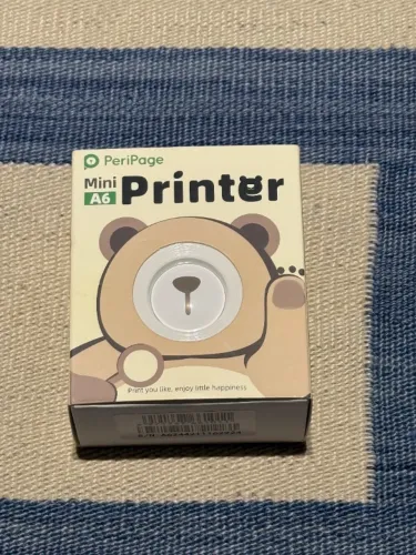Mini Impressora Térmica PeriPage A6 203 DPI Bluetooth - Branca